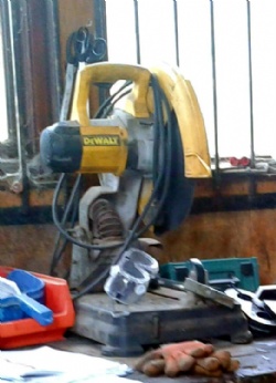 Bench mounted abrasive wheels training and NPTC assessment in Devon